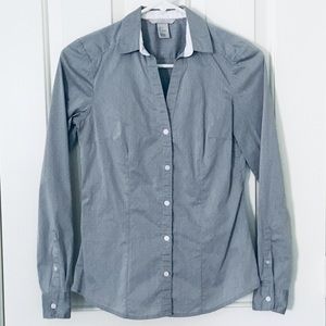 SOLD! H&M Fitted, Long-sleeve, Button Down Shirt